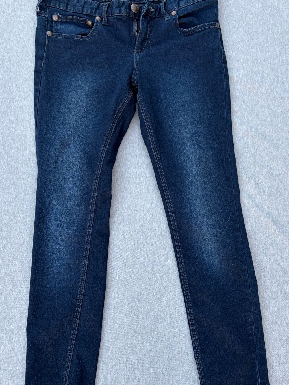Free People Dark Indigo Skinny Jeans